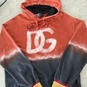 Dolce & Gabbana Black and Red Label Hoodie